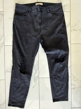Vans Women’s Black Skinny Ripped Jeans